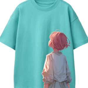Tshirt Azul com menina